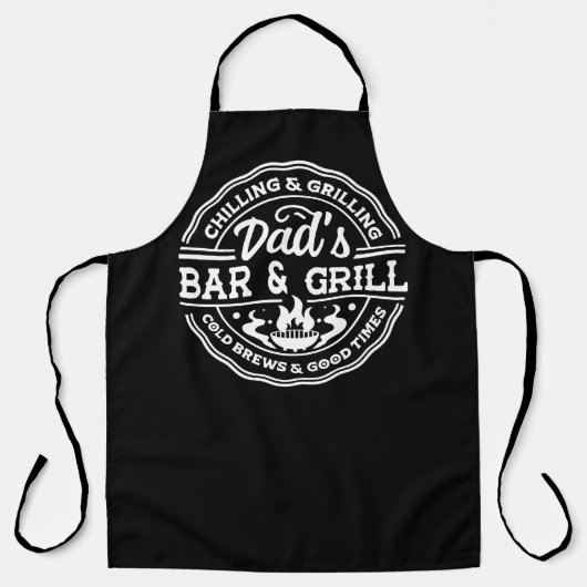 Dads Bar en Grill Schort (Voorkant)