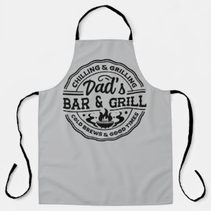 Dads Bar & Grill Chilling & Grilling Schort