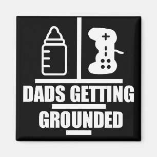 Dads die geaarde Logo magneet krijgen