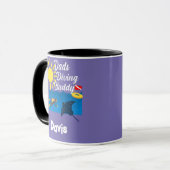 Dads Diving Buddy Design - Combo Mug (Devant gauche)