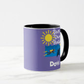 Dads Diving Buddy Design - Combo Mug (Devant droit)