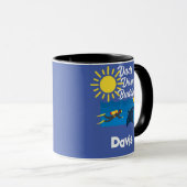 Dads Diving Buddy Design - Combo Mug (Devant droit)