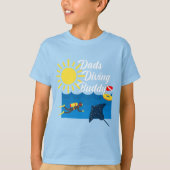 Dads Diving Buddy Design - T-Shirt de base pour en (Devant)