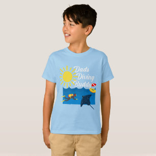 Dads Diving Buddy Design - T-Shirt de base pour en