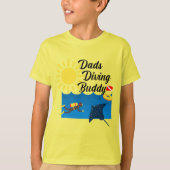 Dads Diving Buddy Design - T-Shirt de base pour en (Devant)