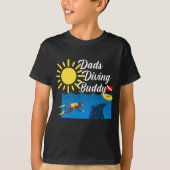 Dads Diving Buddy Design - T-Shirt de base pour en (Devant)