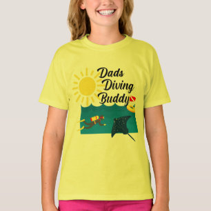 Dads Diving Buddy Design - T-Shirt de base pour fi