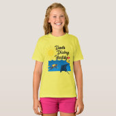 Dads Diving Buddy Design - T-Shirt de base pour fi (Devant entier)