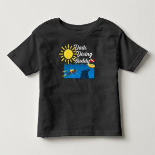 Dads Diving Buddy Design - Toddler Fine Jersey T-S Kinder Shirts