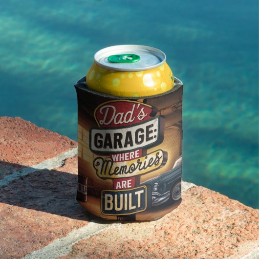 Dad's Garage Retro Automotive Sign Blikjeskoeler (Insitu Zwembad)