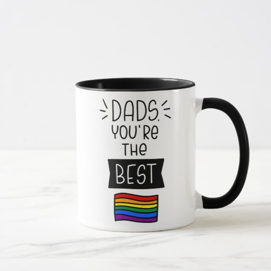 Dads, jij bent de beste - Vaderdag Pride Mok (Rechts)
