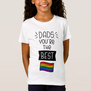 Dads, jij bent de beste - Vaderdag Pride T-shirt