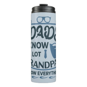 Dads kennen veel, opa weet alles thermosbeker