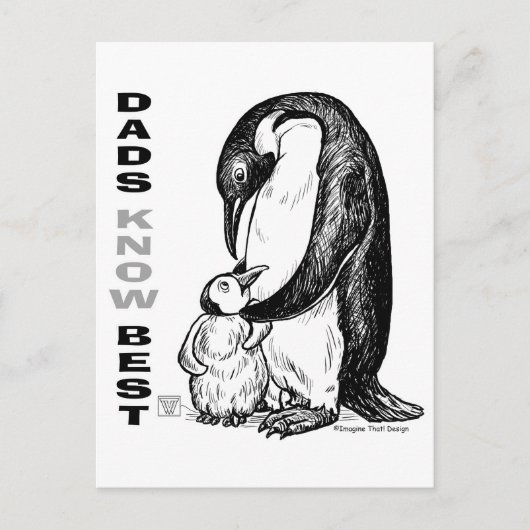 Dads Know Best Briefkaart (Voorkant)