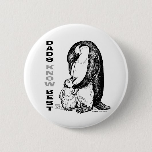 Dads Know Best Ronde Button 5,7 Cm (Voorkant)