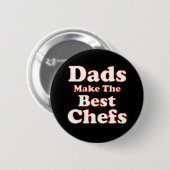 Dads maakt beste Chefs-Button Ronde Button 5,7 Cm (Voorkant /achterkant)