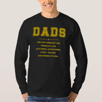 Dads met liefde voor mannen vaderdag t-shirt