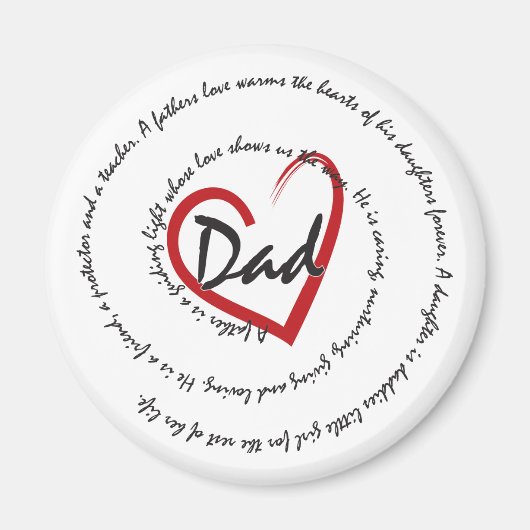DADS - Papa Love Magneet (Voorkant)