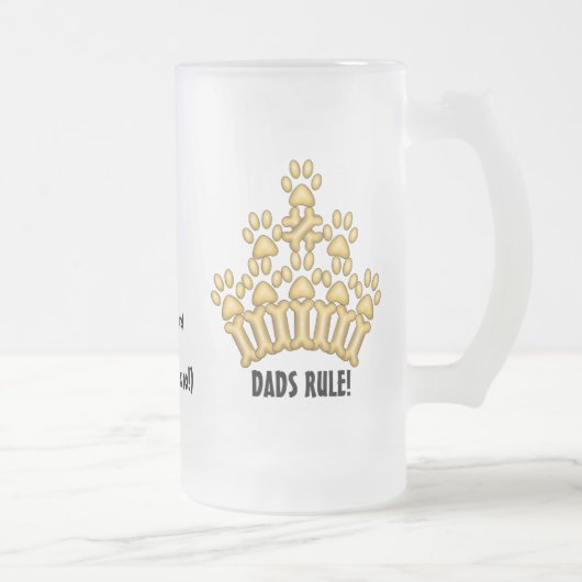 DADS RULE! MATGLAS BIERPUL (Rechts)