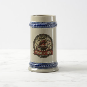 Dad's Smokin' BBQ Vintage Grill Bierpul