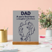 Dads Son Daughter-Inspirational Fathers Day Quote (Mariage)