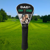 Dads Tiny Golf Tribe Custom Vaderdag Foto Golfheadcover