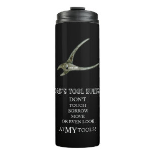 DAD'S TOOL REGELS WERKEN GARAGE-koffiereizen Thermosbeker