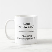 Dads weten veel dat Grandpas alles weet wat Mok is (Links)