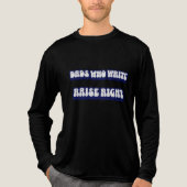 Dads Who Write Raise Right Perfect for Journaling  Tri-Blend Shirt (Voorkant volledig)