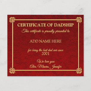 Dadship-certificaat