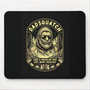 Dadsquatch als een gewone vader meer squatchy muismat
