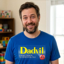 Dadvil Extreme Strength Grappige Vader T-Shirt