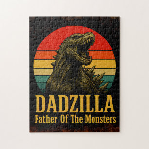 Dadzilla, de vader van de Monsters Vaderdag Legpuzzel