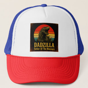 Dadzilla, de vader van de Monsters Vaderdag Trucker Pet