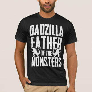 Dadzilla Vader van de Monsters Funny T-shirt