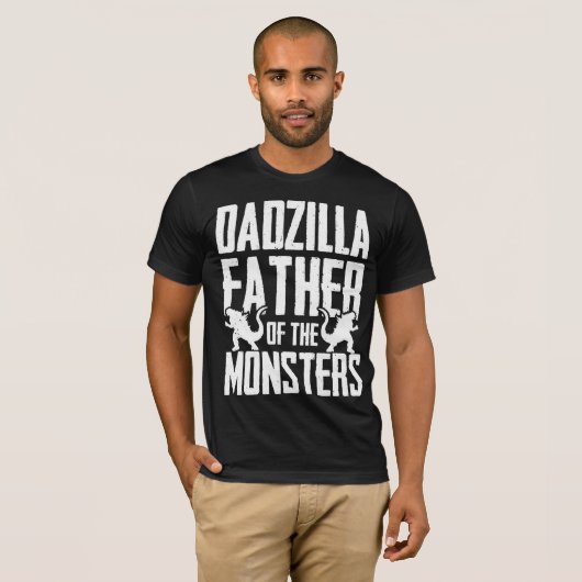 Dadzilla Vader van de Monsters Funny T-shirt (Voorkant volledig)
