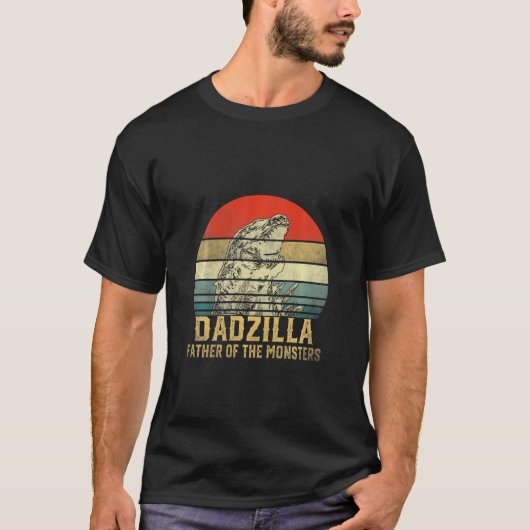 dadzilla vader van het Monsters Shirt Funn (Voorkant)