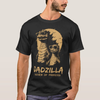 Dadzilla Vader van Monsters Vaderdag Grappig T-shirt