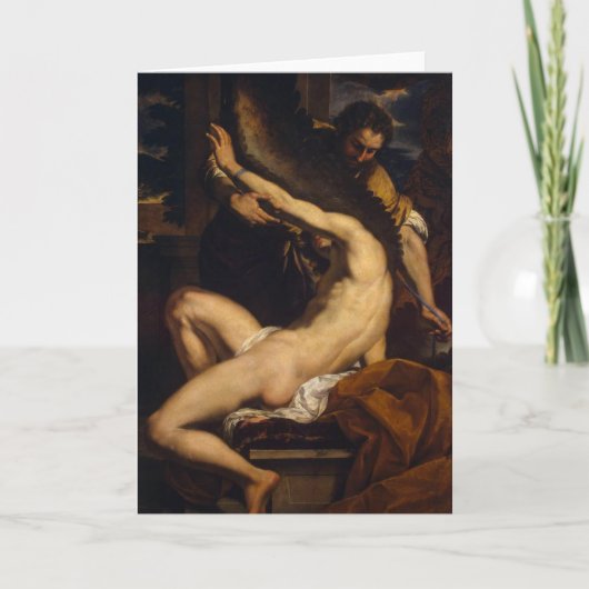Daedalus and Icarus Fine Art Greetings Card Kaart (Voorkant)