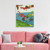 Daedalus en Icarus, 15e eeuw Canvas Afdruk (Insitu (Woonkamer))