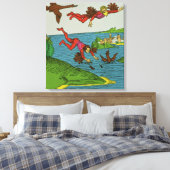 Daedalus en Icarus, 15e eeuw Canvas Afdruk (Insitu (Slaapkamer))