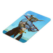 Daedalus Minotaur van Kreta Magneet (Linkerzijde)