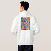 Daegu South Korea City Map Hoodie (Achterkant volledig)