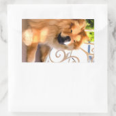 DAEJA À LA PLAGE Stickers Rectangle (Sac)