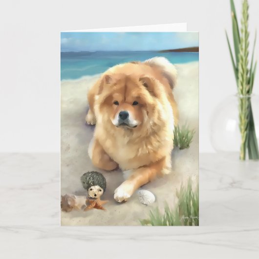 DAEJA OP HET STRAND DeARTdog show Kaart (Voorkant)