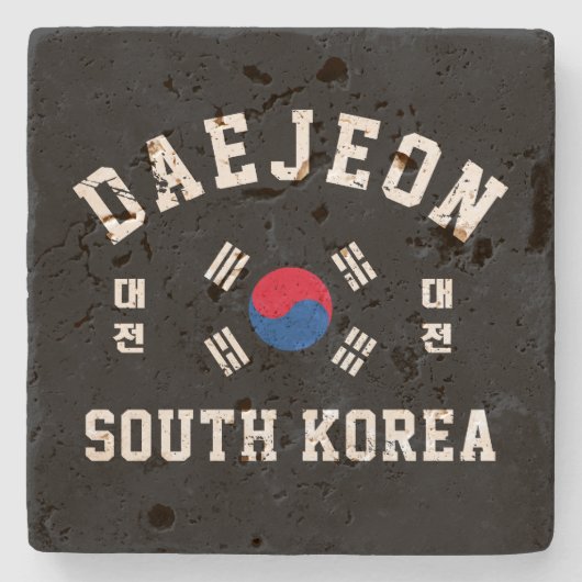 Daejeon Zuid-Korea  Stenen Onderzetter (Voorkant)