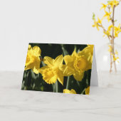 Daffodil 023 kaart (Gele Bloem)