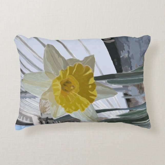 Daffodil accentkussen accent kussen (Voorkant)