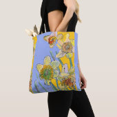 Daffodil Aquarelle florale Dames Sac fourre-tout d (De près)