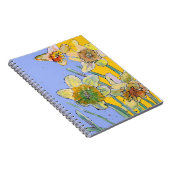 Daffodil aquarelle Journal Carnet floral (Côté Droit)